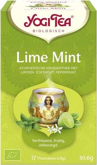 YOGI TEA BIO LIME MINT 17ST